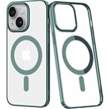 Mey Ithalat®  iPhone 14 Plus Kılıf Element Magneticsafe Sert Kapak - Köknar Yeşili