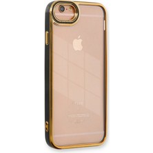 Mey Ithalat®  iPhone 6 Kılıf Liva Lens Silikon - Siyah
