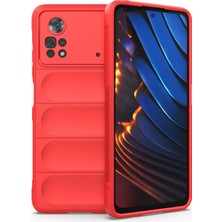 Mey Ithalat®  Xiaomi Poco X4 Pro 5g Kılıf Optimum Silikon - Kırmızı