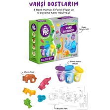 Vahşi Dostlarım Oyun Hamuru Seti (14 Parça - 344 Gr)