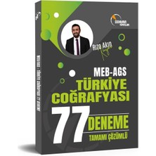 Doktrin Yayınları Meb-Ags Türkiye Coğrafyası 77 Deneme Çözümlü - Rıza Akın Kayar Doktrin Yayınları