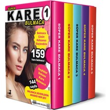 Süper Kare Bulmaca 5 Kitap – Kutulu Set