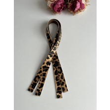 ZG Hobi Aksesuar Örgü Çantalar Için Dikilebilir 70 cm Askı Leopar Desen