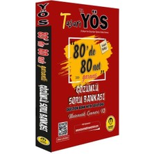 Tasarı Yös 80'de 80 Net Garanti Çözümlü Soru Bankası