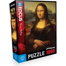 Blue Focus Puzzle Mona Lisa 1000 Parça