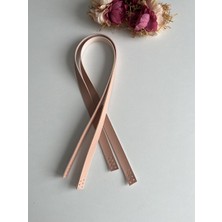 ZG Hobi Aksesuar Örgü Çantalar Için Dikilebilir 70 cm Askı Toz Pembe