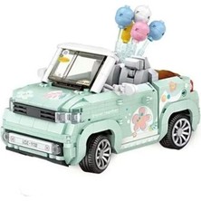 Vagon LZ-1132 Loz Balon Arabası Yeşil 779 Parça Block Oyuncak