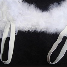 Colezium Beyaz Renkli Orta Boy Çuk Melek Kanadı 30X45 cm