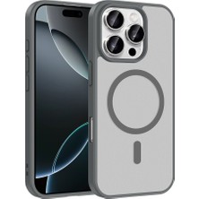 Ceponya iPhone 16 Pro Max Kılıf Magsafe Şarj Özellikli Mat Tasarım Lüx Babet Kapak