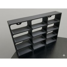 Almalions 1/64 Ölçek Diecast Model Araç Sergileme Rafı (12 Araçlık)