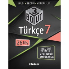 Tudem 7. Sınıf Türkçe 3 Boyut (Yeni)