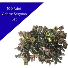 Gear5 Kaporta Klipsi ve Vidası 100\'LÜ Paket