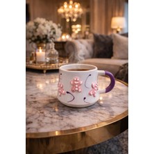 Kabartma Kurabiye Adam Gingerbread Man Kupa Özel Seramik El Işçilikli 200ML