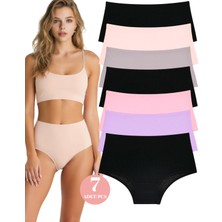 ROSEPERİ Kadın Külot Yüksek Bel7'li Paket