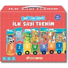 Ilk Sayı Trenim - Cırt Cırtlı Yapboz ve Kitap Seti