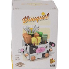 Vagon P655012 Panlos Hayvan Saksıları Buket Setleri Inek 341 Parça Block Oyuncak