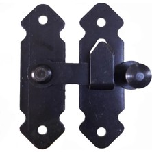 Esranın Dünyası Mey Ithalat® Fransız Kilidi Bahçe Kapısı Mandalı Siyah