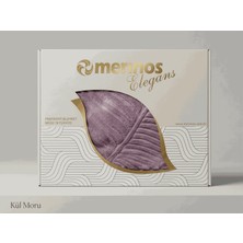 Merinos Elegans Tek Kişilik Battaniye Kül Moru