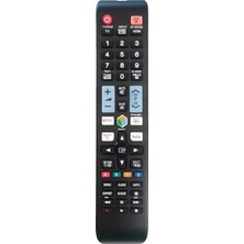 Genel Samsung Uyumlu Prime Video Rakuten Hulu Tuşlu LCD LED Tv Kumandası