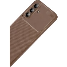 Mey Ithalat®  Samsung Galaxy A57 5g Auto Focus Karbon Kapak - Kahverengi