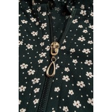 Larem Design Çantalı Tek Parça Namaz Elbisesi - YEŞİL