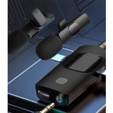 Yüksek Kalite Profesyonel 3 In 1 Kablosuz Taşınabilir Yaka Mikrofonu Youtube Facebook Tiktok - Lisinya