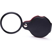 -5x 60MM Cam Optik Lens,katlabilir,deri Kaplamalı Cep BÜYÜTEÇ-XX1051 ( Lisinya )