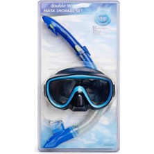 Admay Kartela Şnorkel Seti Askılı Paket | Dalış Gözlüğü + Şnorkel Deniz Seti Anti-Fog