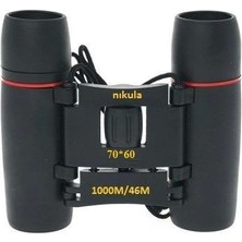 70X60  Cepte Taşımalı Kauçuk Kaplamalı Mini Dürbün Mavi ( Lisinya )