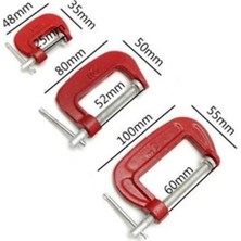 Doğrama ve Metal Sıkma Sıkıştırma Için 3lü Mini Mengene Aparat ( Lisinya )