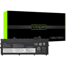 Notespare Lenovo ile Uyumlu Thinkpad X1 Carbon 6th Gen 20KGMX00KN Notebook Batarya Pil