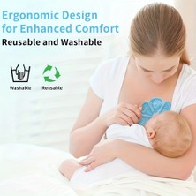 Emziren Anneler Için 2 Li Jel Göğüs Pedi – Sıcak ve Soğuk Kullanıma Uygun, Pvc Dolgulu, Konfor ve Destek Sağlayan Ped (Pembe) ( Lisinya )