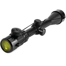 3-9X40 Zoomlu Çıft Işıklı Av Tüfeği Dürbünü  Montaj Kelepçeli ( Lisinya )