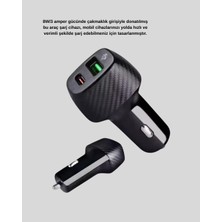 Bluetooth Aux Çevirici ve Pd Destekli Araç Şarj Cihazı 2’li Set - Lisinya