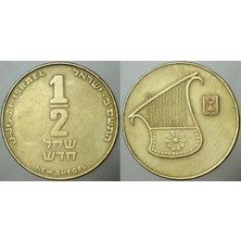 Banknoting Israil Yarım Şekel 2002.