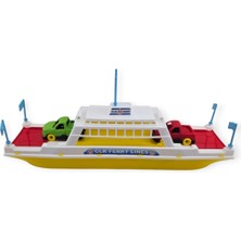 Feribot Araç Taşııyan Gemi 45 cm - Sarı (Lisinya)
