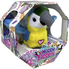 Peluş Ses Tekrarlı Hayvan Bileklik Aksesuar - Sarı Papağan (Lisinya)