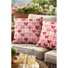 Atay Home Pötikare Kırlent Kılıfı 43X43 cm Dekoratif Yastık Kılıfı 1 Adet