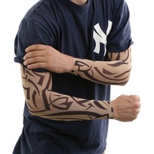 Giyilebilir Kol Dövmesi Çorap Dövme 3D Baskılı Kol Bacak Dövme 2 Adet Model 10 - Lisinya