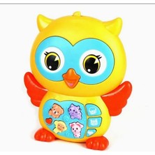 Baykuş Eğitici Bebek Piyanosu - Sarı (Lisinya)