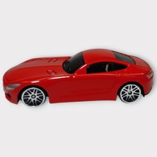 Metal Mini Arabalar  8 cm - Kırmızı - 1 (Lisinya)