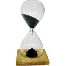 İsmiyle Al Kum Saati Manyetik Ahşap Standlı Dekoratif Hediyelik