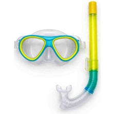 Admay 4 Renkli Şnorkel Set Nefes Borusu Anti-Fog, Su Geçirmez, Ayarlanabilir Yüzücü Seti