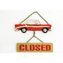 İsmiyle Al Dekoratif Metal Kapı Yazısı Araba Vintage Dekoratif Hediyelik