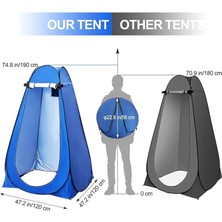 Otomatik Kamp Giyinme Çadır - Lisinya