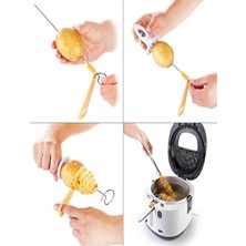 Colezium Spiral Patates Dilimleyici Aparat Çubukta Patates Cips Yapma