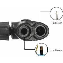 Yüksek Basınçlı Alüminyum Gümüş Renk Top Bisiklet Taşınabilir Hava Ayak Pompası - Lisinya