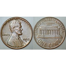 Banknoting Amerika 1 Cent 1962 D Lincoln Memorial Cent. 19 mm