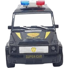 Uzaktan Kumandalı Mercedes Polis Jeep 1:20 Ölçek 18 cm Siyah - 13578-887 (Lisinya)