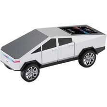 D68 Cyber Model Araba Tasarımlı Bluetooth Hoparlör 15W Güçlü Ses Rgb LED /tws/usb Beyaz - Lisinya